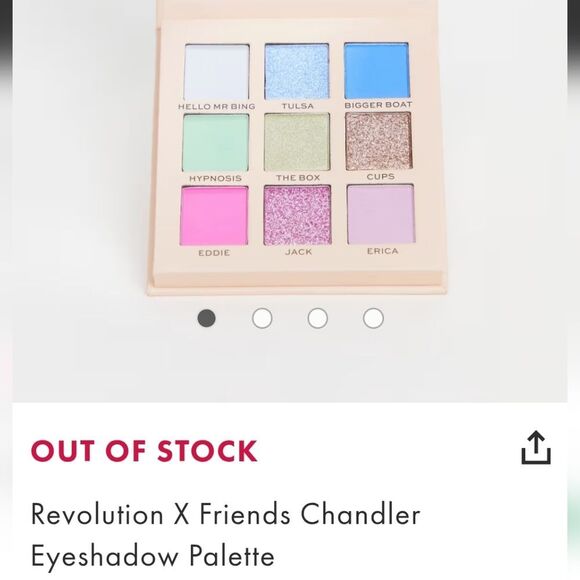 Revolution X Friends Chandler Eyeshadow Palette NEW IN BOX - Picture 10 of 10